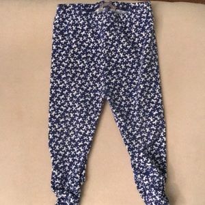 Blue leggings